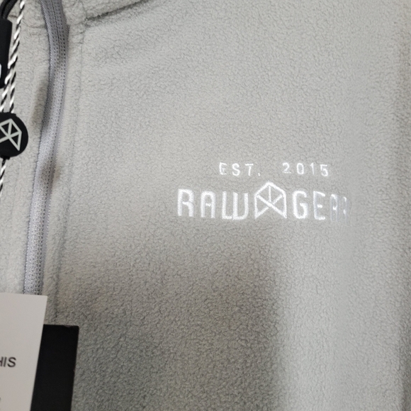 Rawgear zip-up Jacket Men's Grey Jacket LARGE NWT - Picture 4 of 9